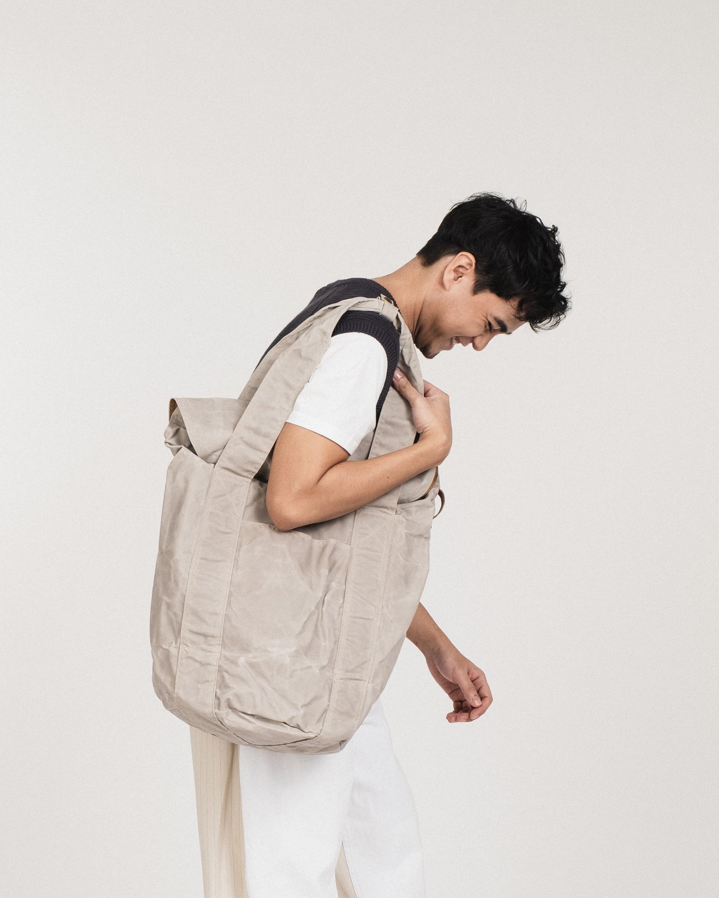 WORK TOTE - BONE