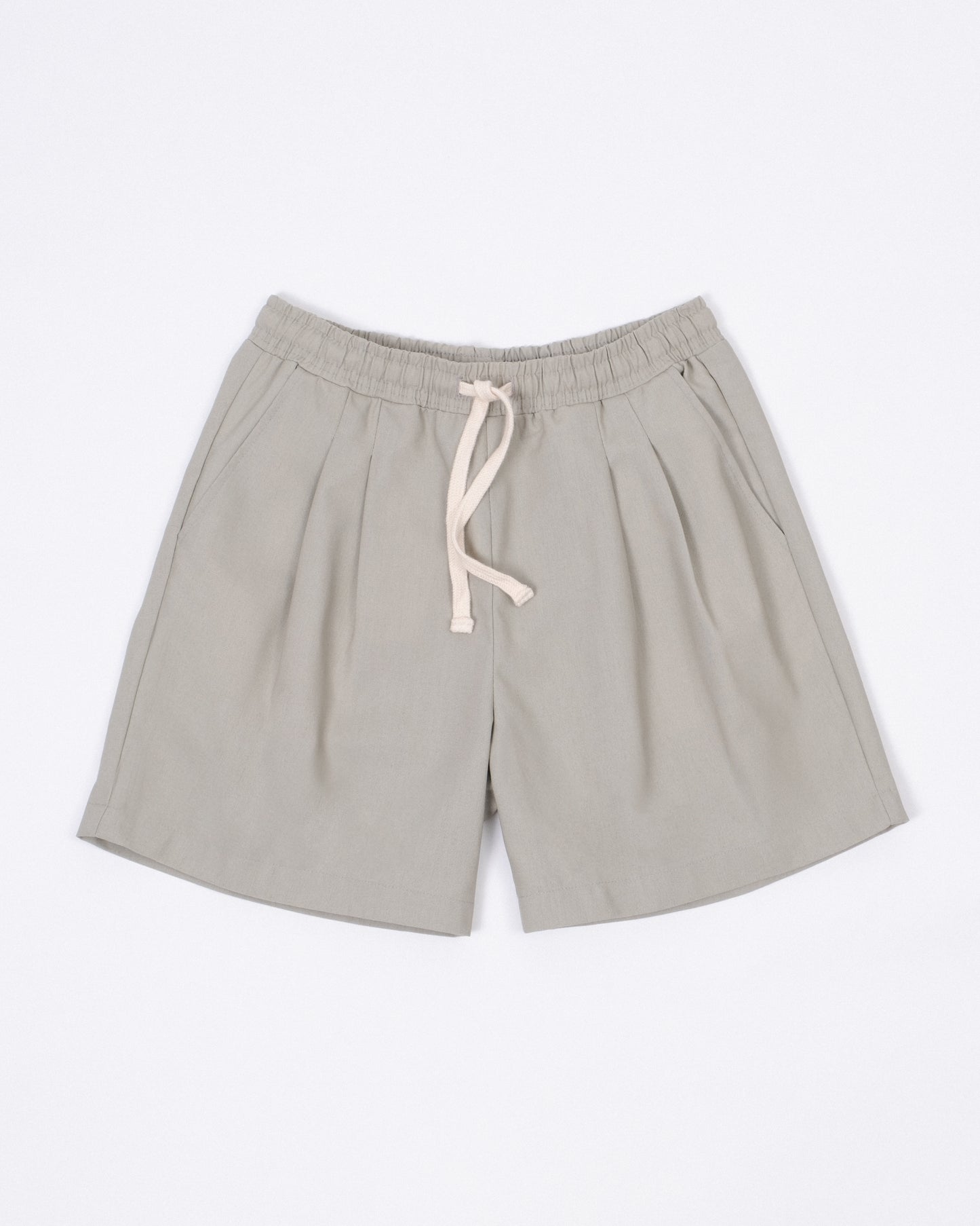 Linen Shorts Gray