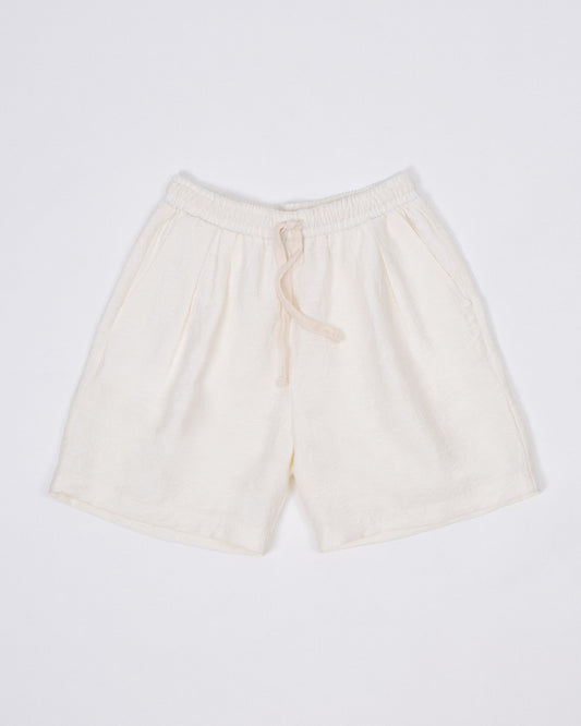 Woven Paisley Cotton Shorts